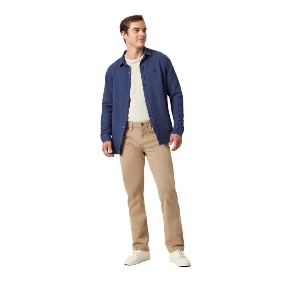 Mavi Zach Straight Leg Khaki Chino Casual Pants w/ Stretch - Men's Size 33x32